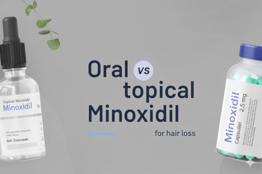 Oral vs Topical minoxidil: Which should you choose?
