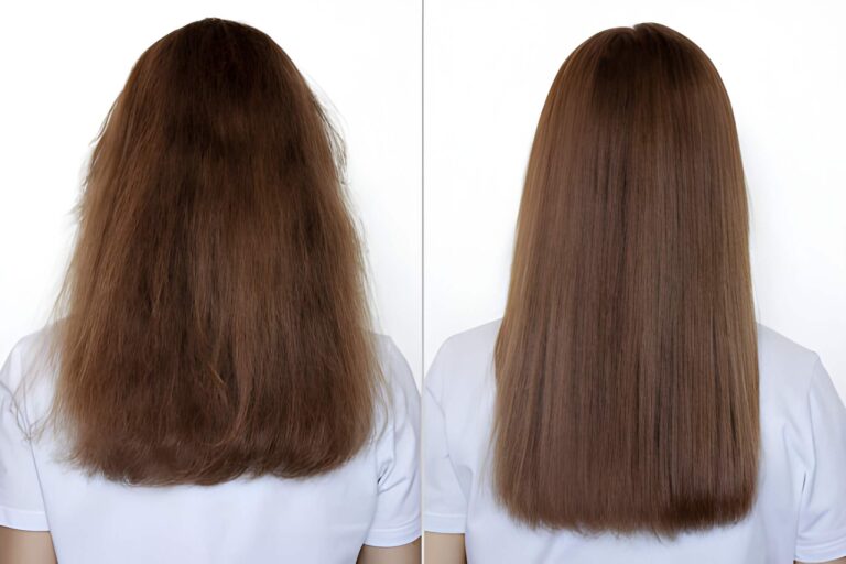 Hair Botox Before and After