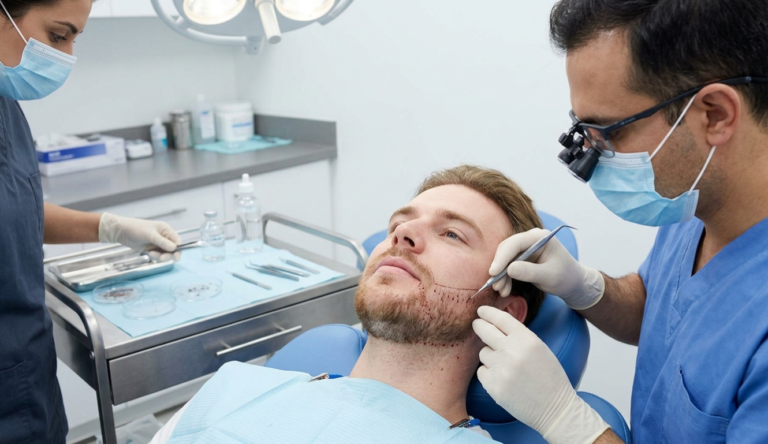Facial Hair Transplant