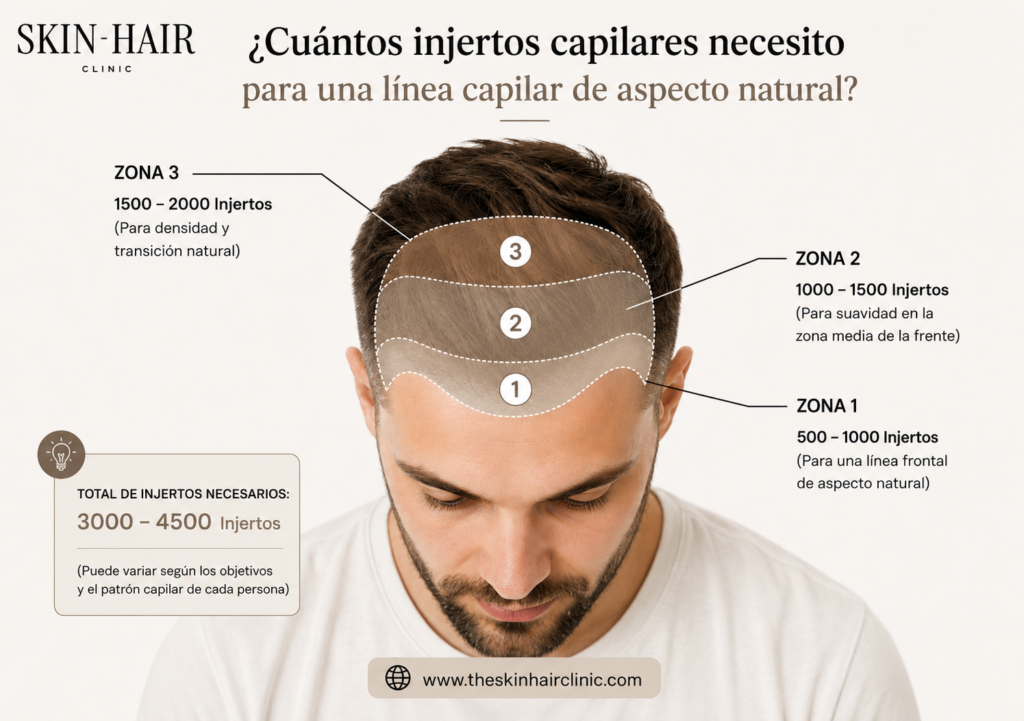 cuántos injertos capilares necesito