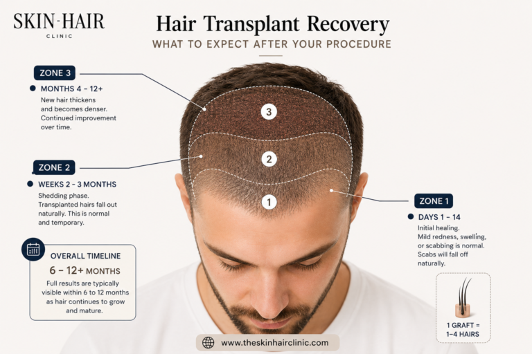 Hair Transplant Recovery - Skin-Hair Clinic